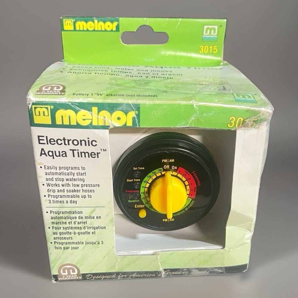 Melnor AquaTimer Model 3015 Electronic Water Timer 3 Cycle Wireless Timer